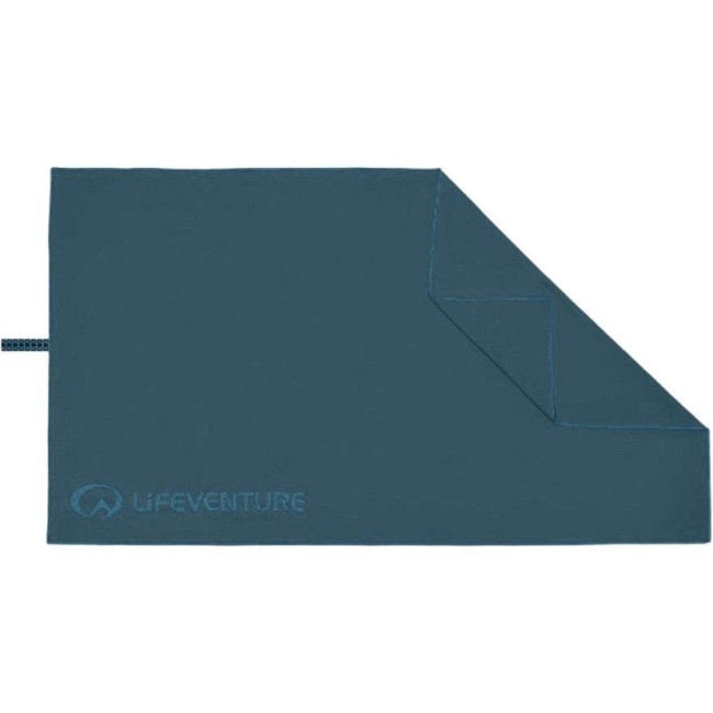 Lifeventure Recycled Softfibre Trek Towel, Handtuch, Xl, dunkelblau