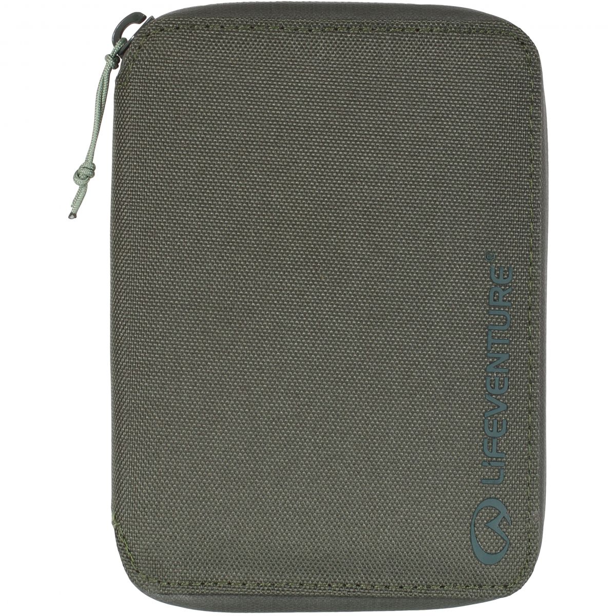 Lifeventure RFID Mini Travel Wallet aus recycelten Materialien, olivgrün — 2