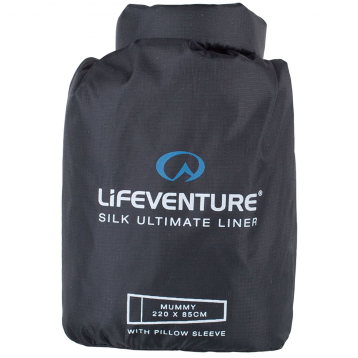 Lifeventure Silke Ultimate Schlafsack Inlett, Mumie, Schwarz — 2