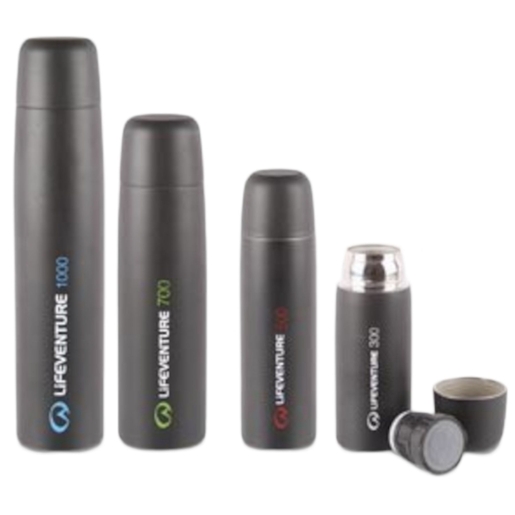 Lifeventure TiV Vakuumflasche 1000, Unisex, dunkelgrau