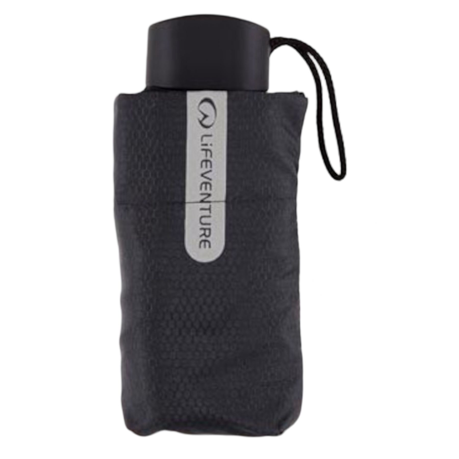 Lifeventure Trek Regenschirm, Unisex, Schwarz