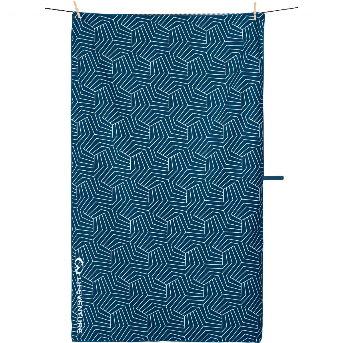 Lifeventure Trek Towel aus recyceltem SoftFibre, geometrisch — 2