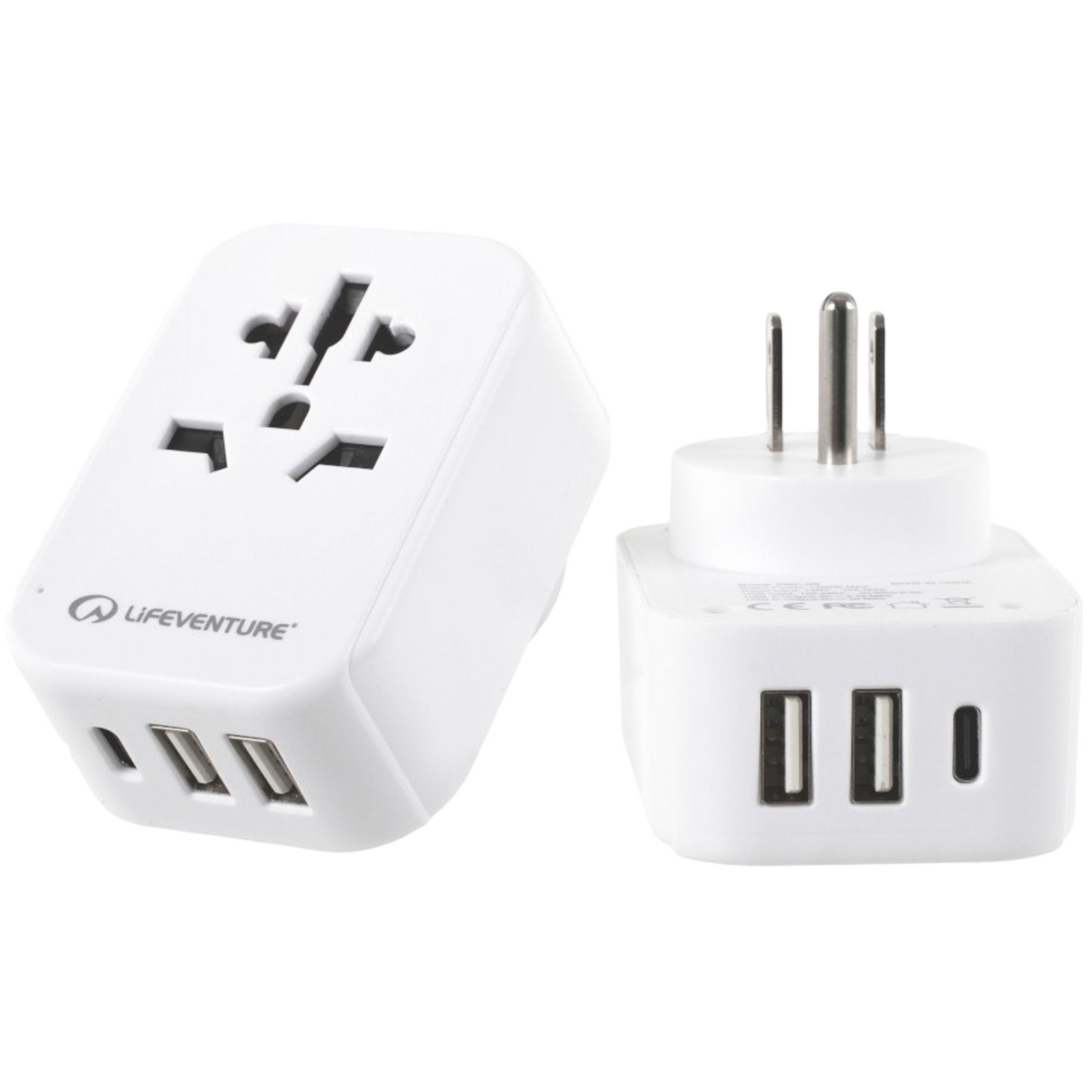 Lifeventure USA Reiseadapter mit USB   USB C