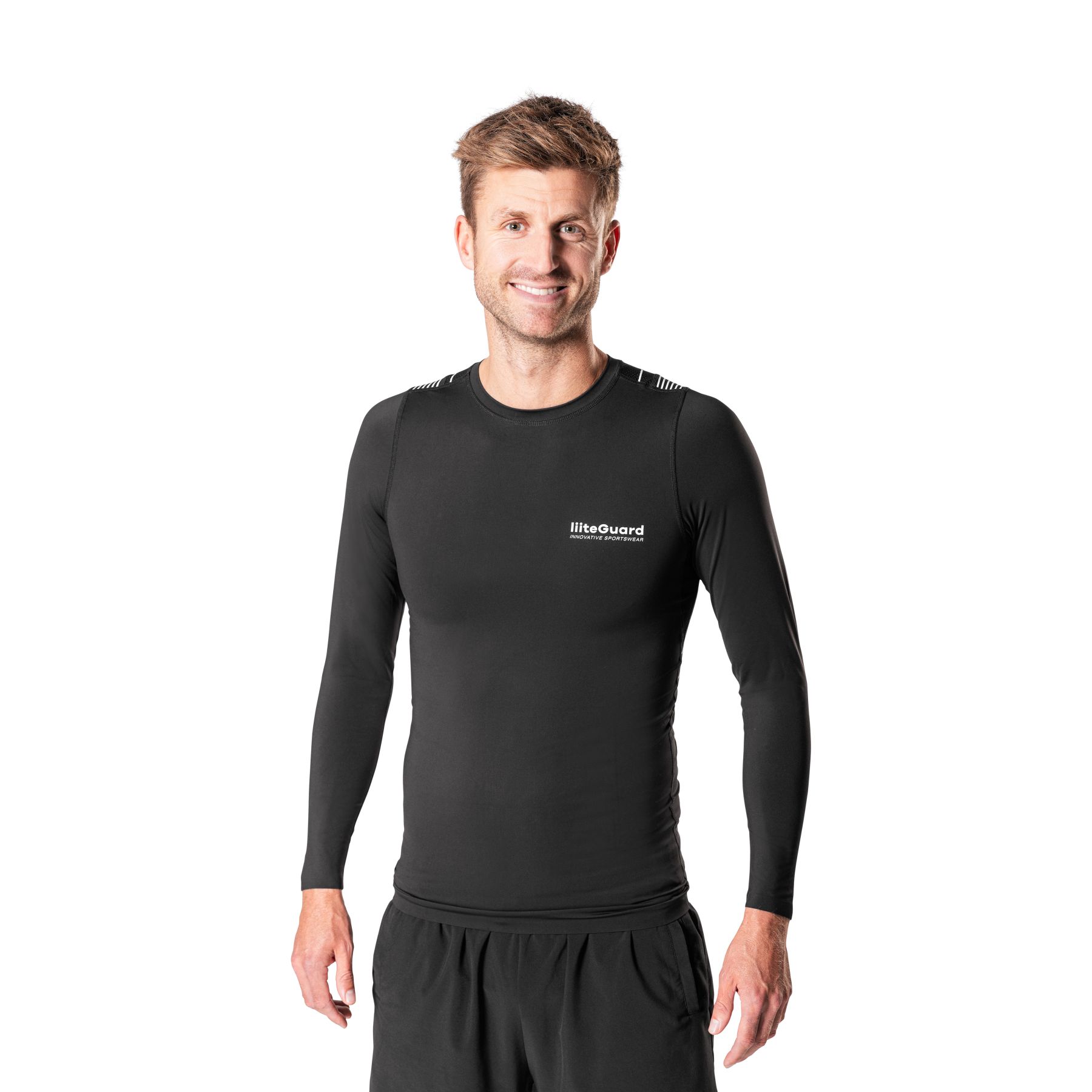 Liiteguard Spine-Tech Unterhemd LS, Herren, schwarz