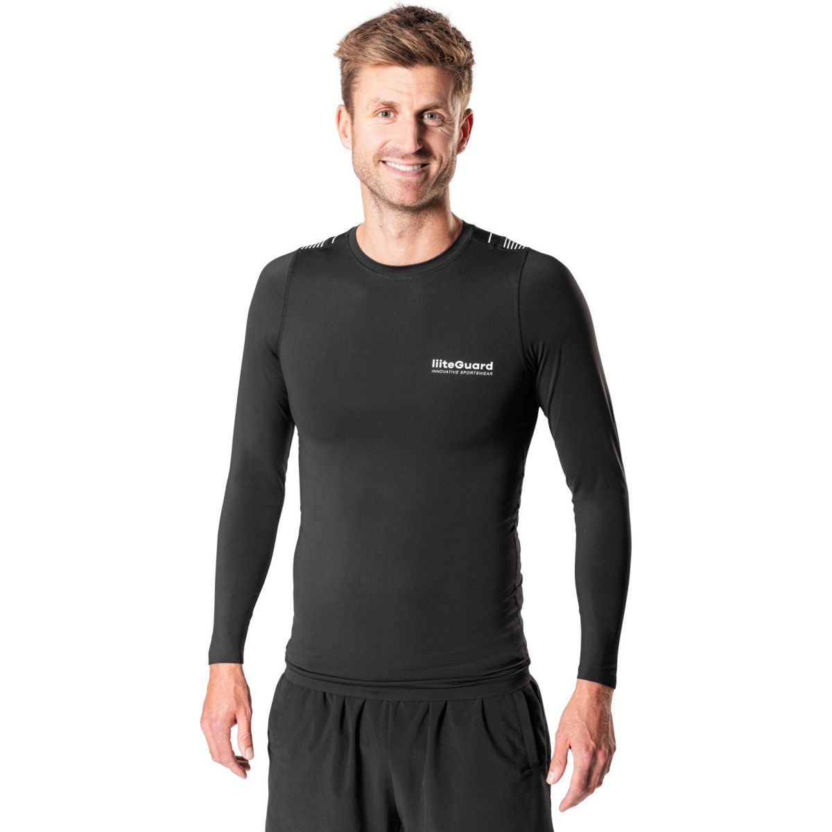 Liiteguard Spine-Tech Unterhemd LS, Herren, schwarz — 2