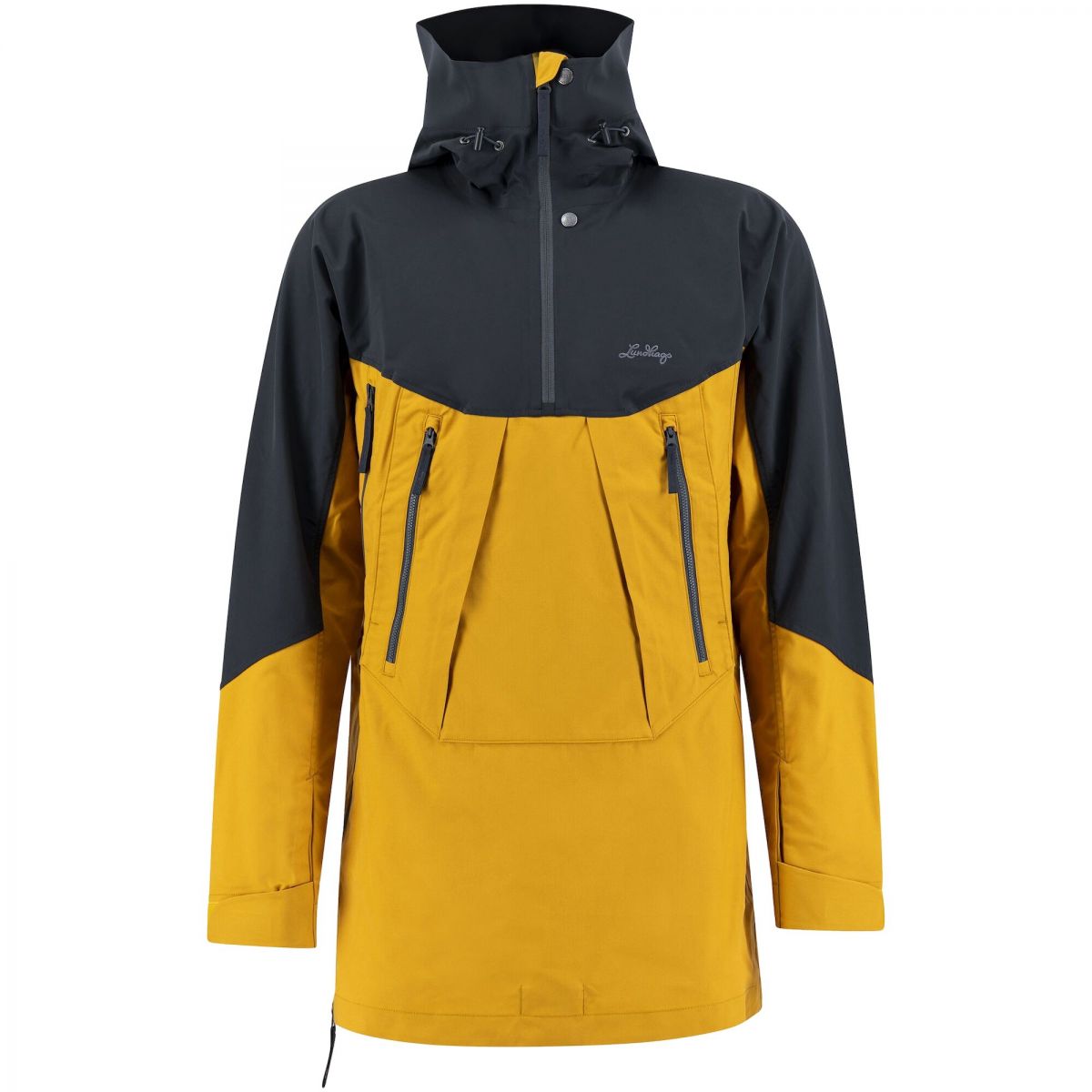 Lundhags Abisku Hybrid Anorak, Anorak, Herren, Gelb/Grau — 2