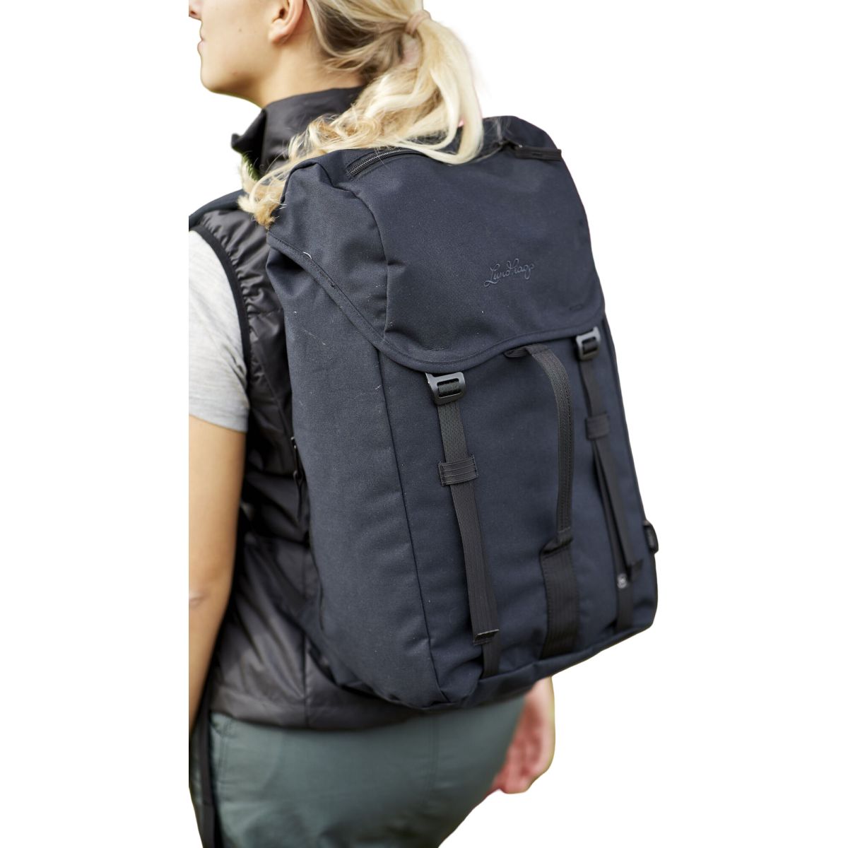 Lundhags Artut 26, Rucksack, schwarz — 2