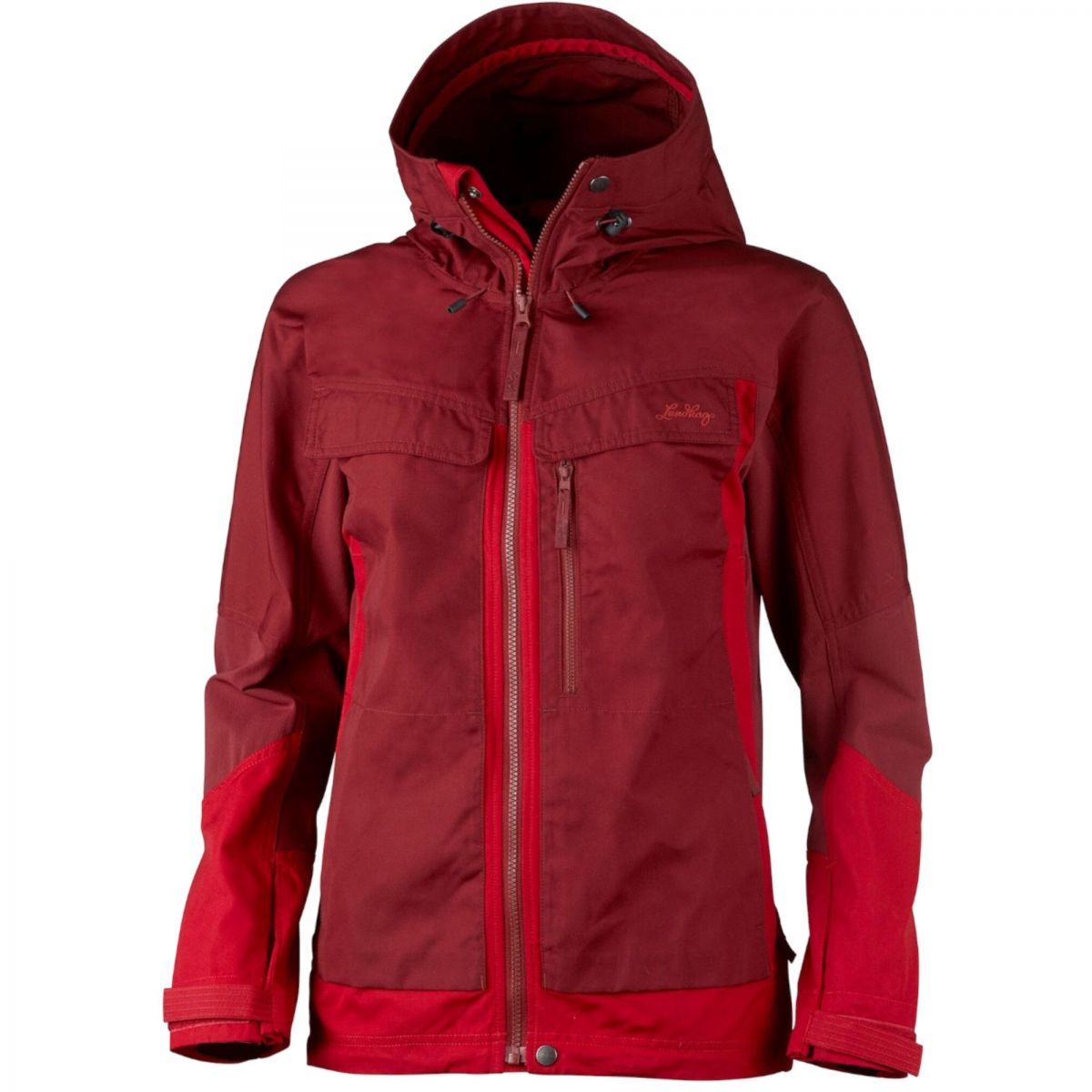 Lundhags Authentic Jacke, Shelljacke, Damen, Rot — 2