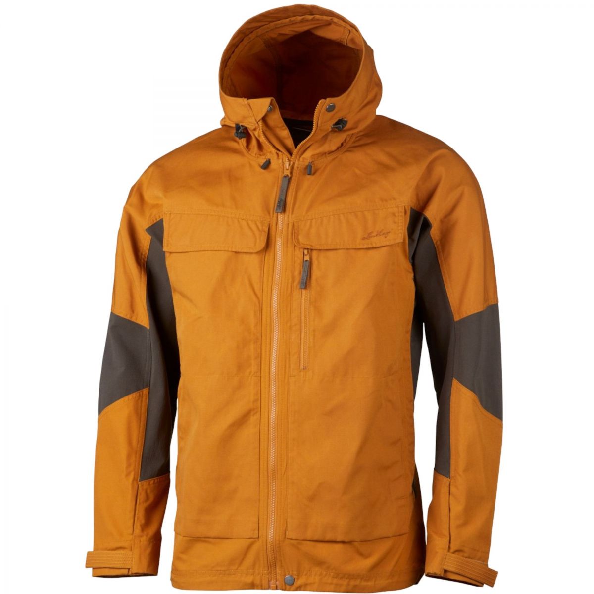 Lundhags Authentic Jacke, Softshelljacke, Herren, Gold/Grün — 2