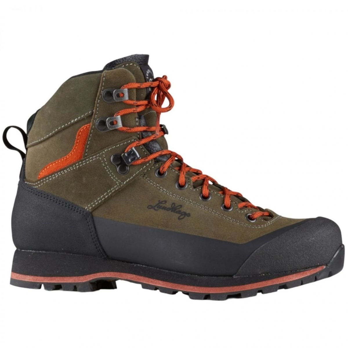 Lundhags Bjerg Mid, Wanderstiefel, Unisex, Grün — 2