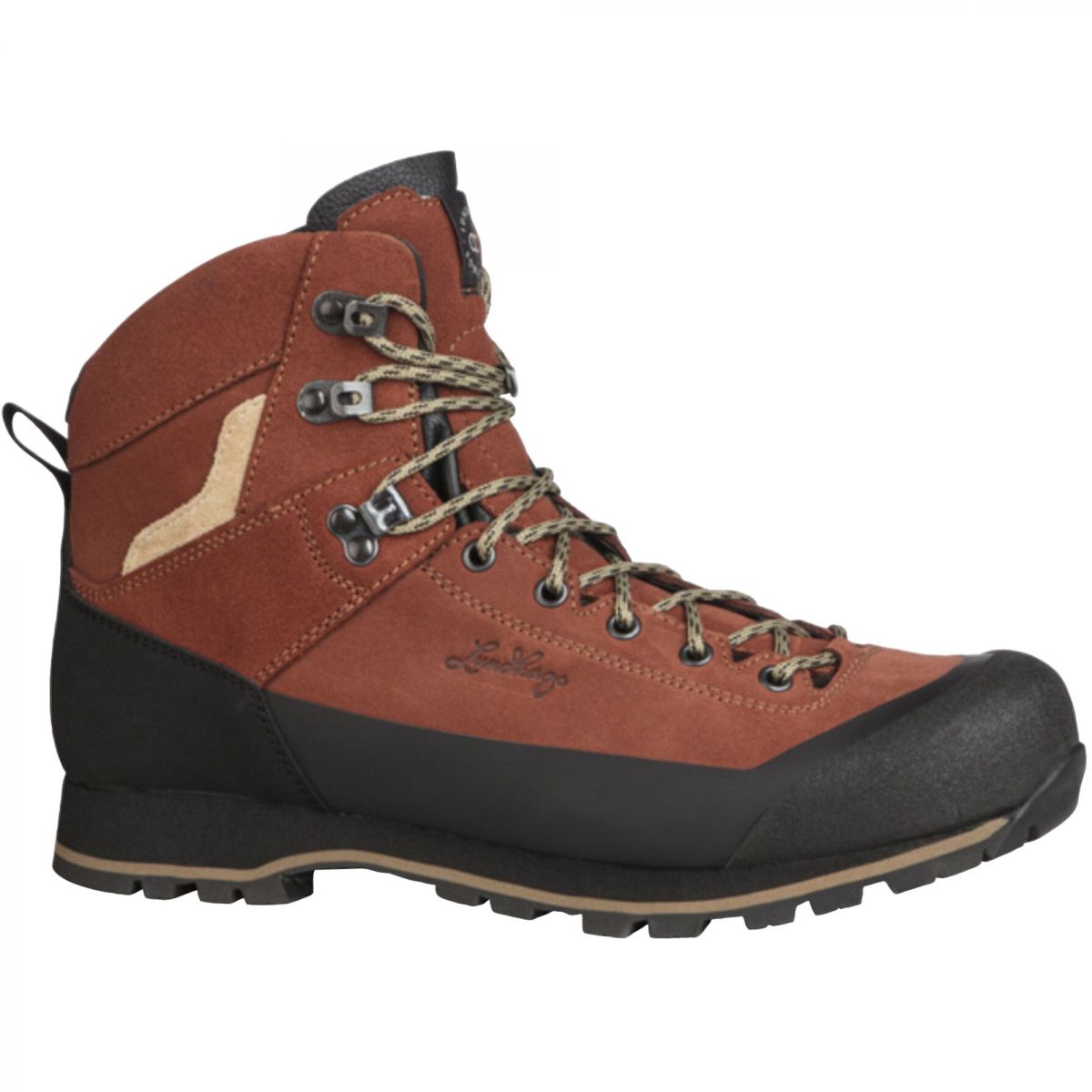 Lundhags Bjerg Mid, Wanderstiefel, Unisex, Rot — 2