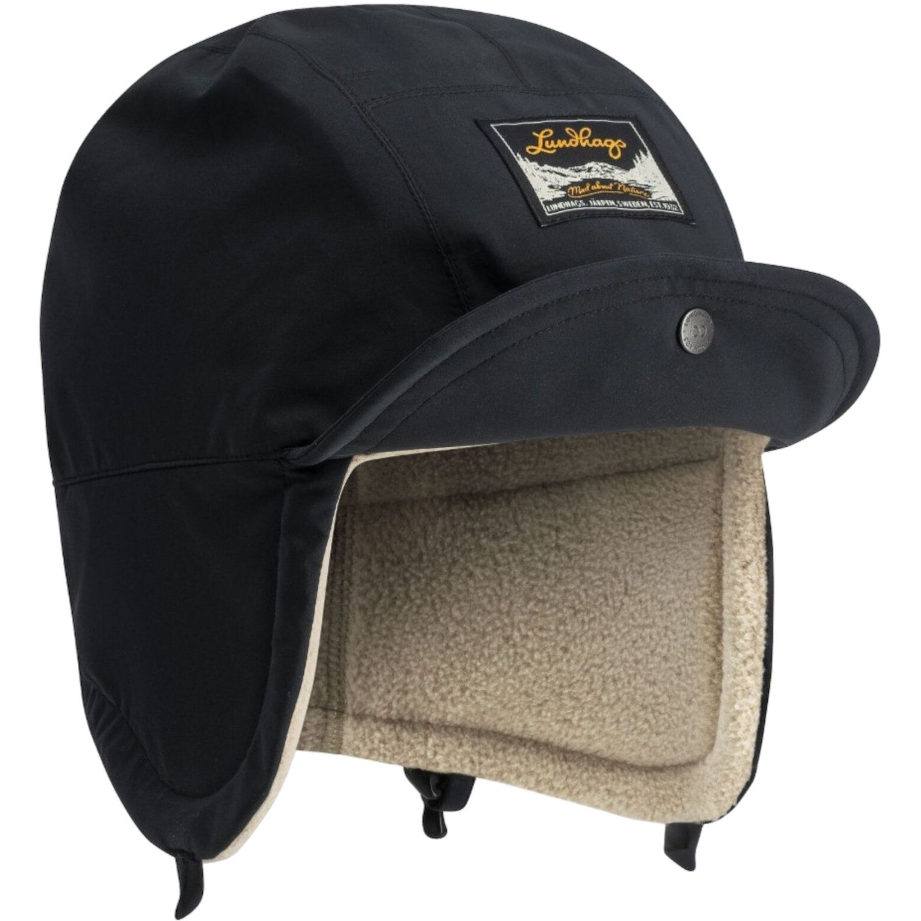 Lundhags Core Mountain Cap, Mütze, Herren, Schwarz