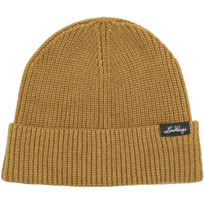 Lundhags Core Ribbed Beanie, Mütze, Heu