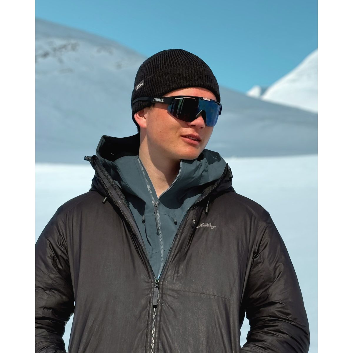 Lundhags Core Ribbed Beanie, Mütze, schwarz — 2