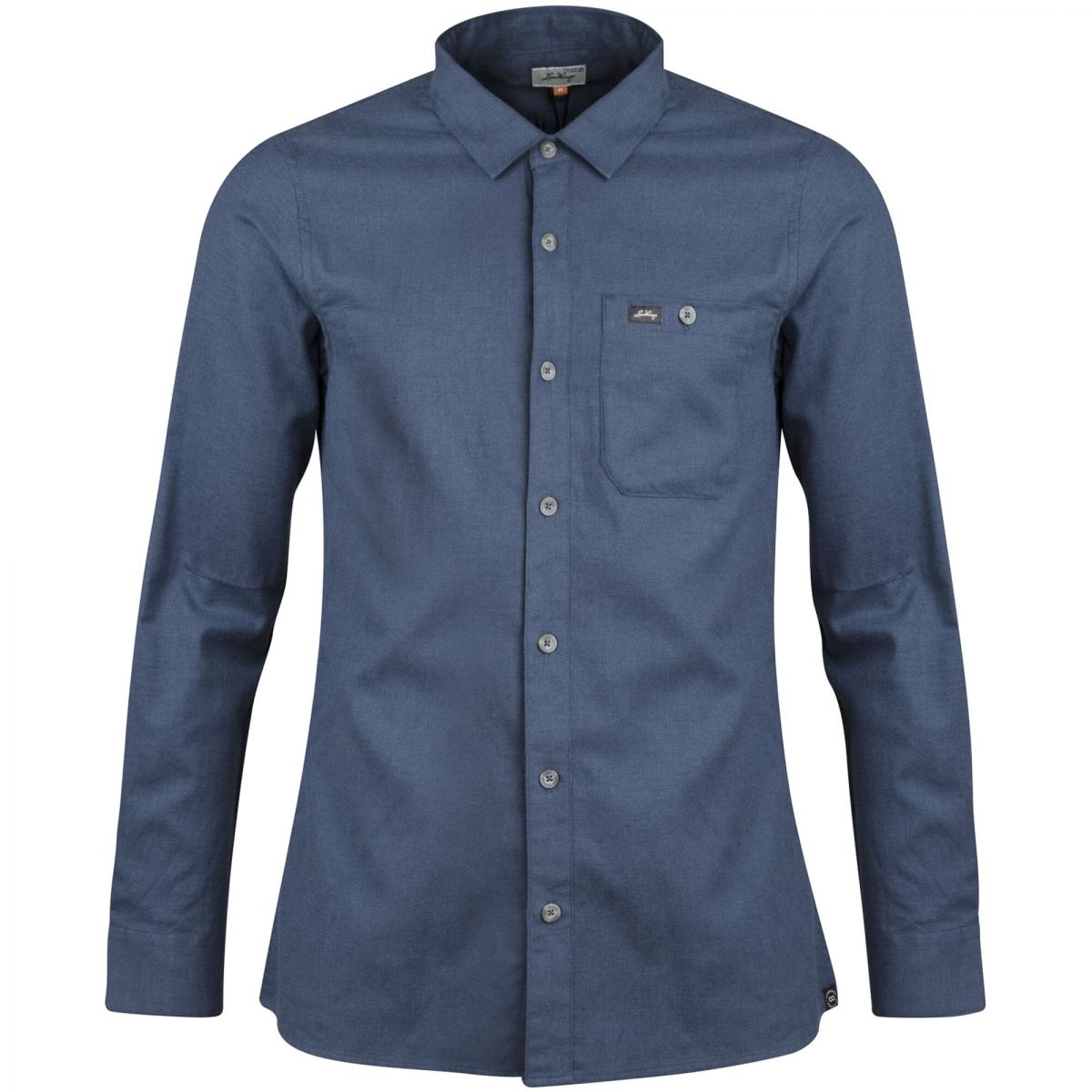 Lundhags Ekren Solid Ms LS Shirt, Hemd, Herren, Blau — 2