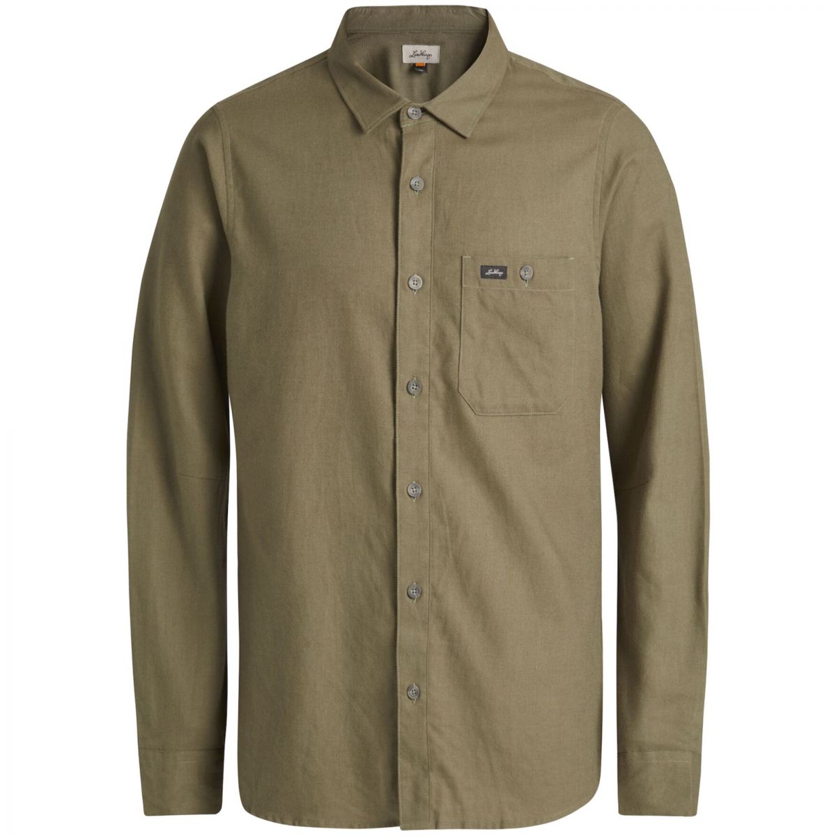 Lundhags Ekren Solid Ms LS Shirt, Hemd, Herren, Grün — 2