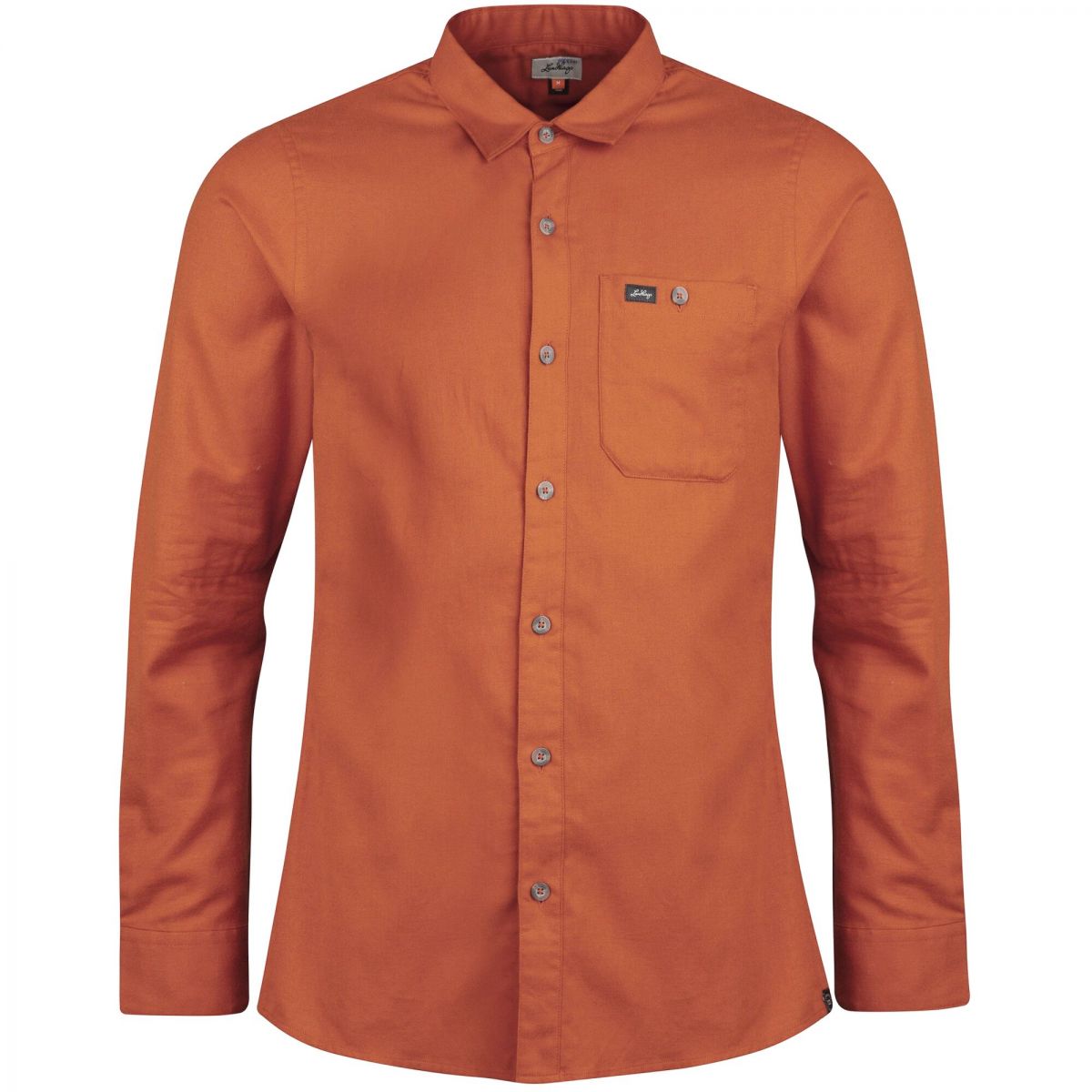Lundhags Ekren Solid Ms LS Shirt, Hemd, Herren, Rot — 2