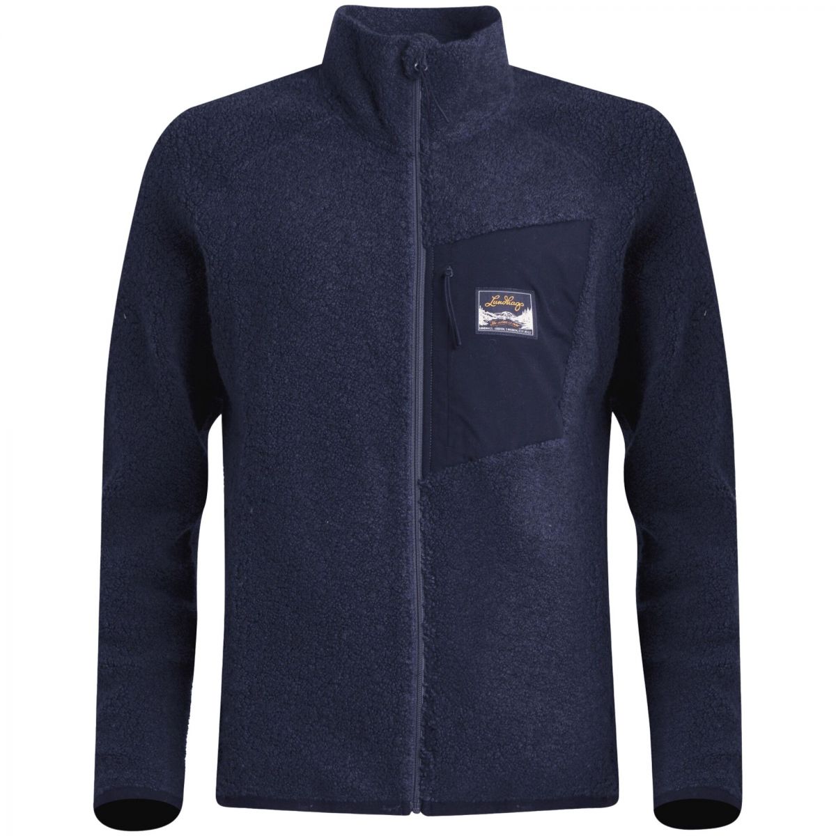 Lundhags Flok Wool Ws Pile, Daunenjacke, Damen, Blau — 2