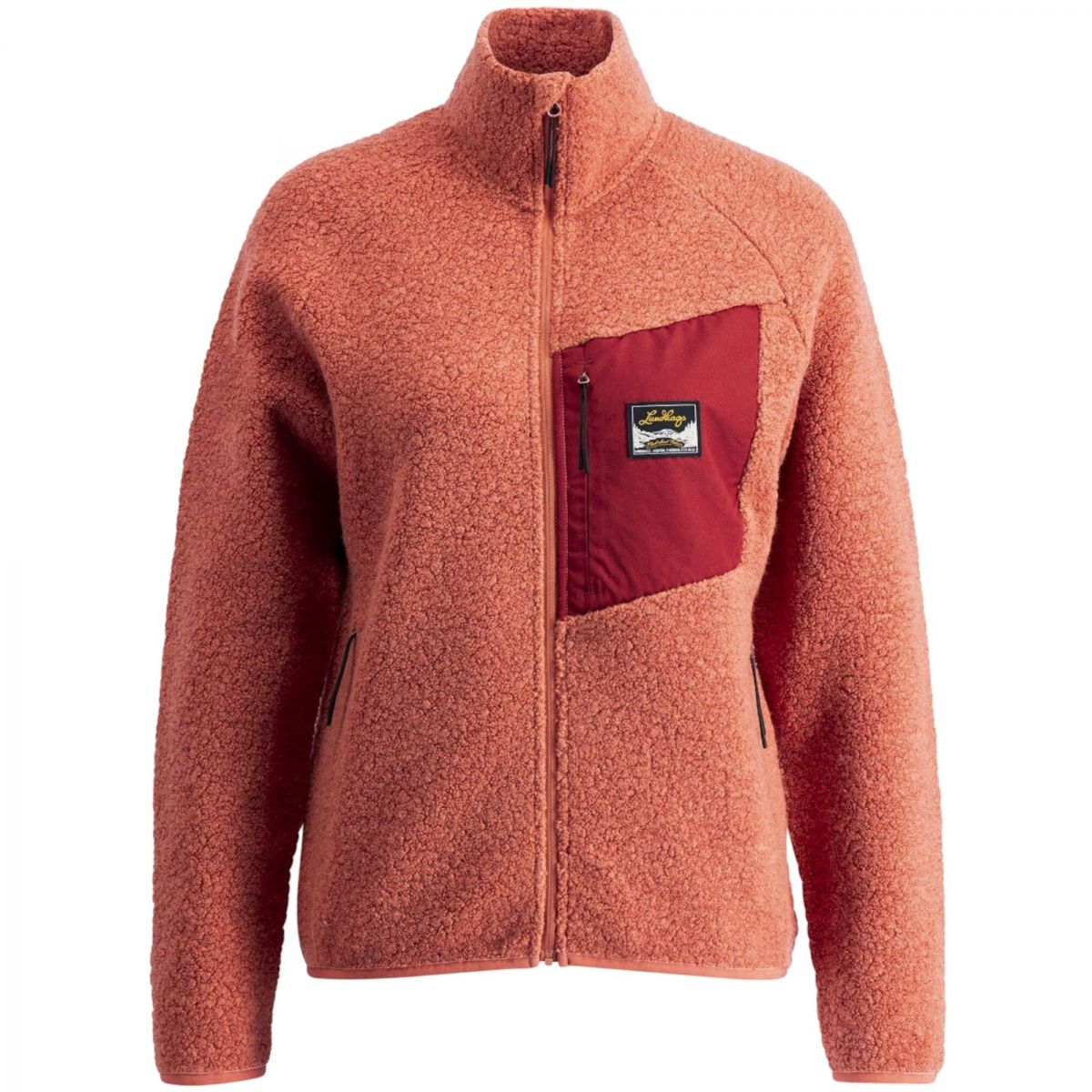 Lundhags Flok Wool Ws Pile, Midlayer, Damen, Rosa — 2