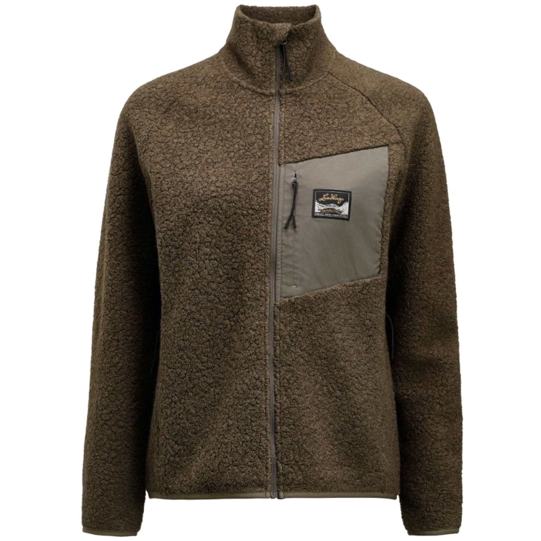 Lundhags Flok Wool Ws Pile, Zwischenschicht, Damen, Grün