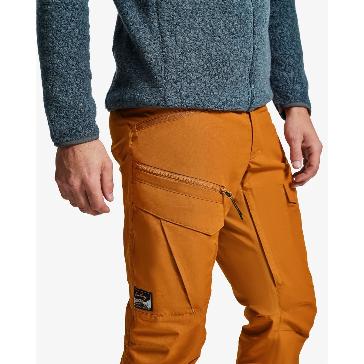 Lundhags Fulu Cargo Stretch Hybrid Pant M, Wanderhosen, weiß — 2