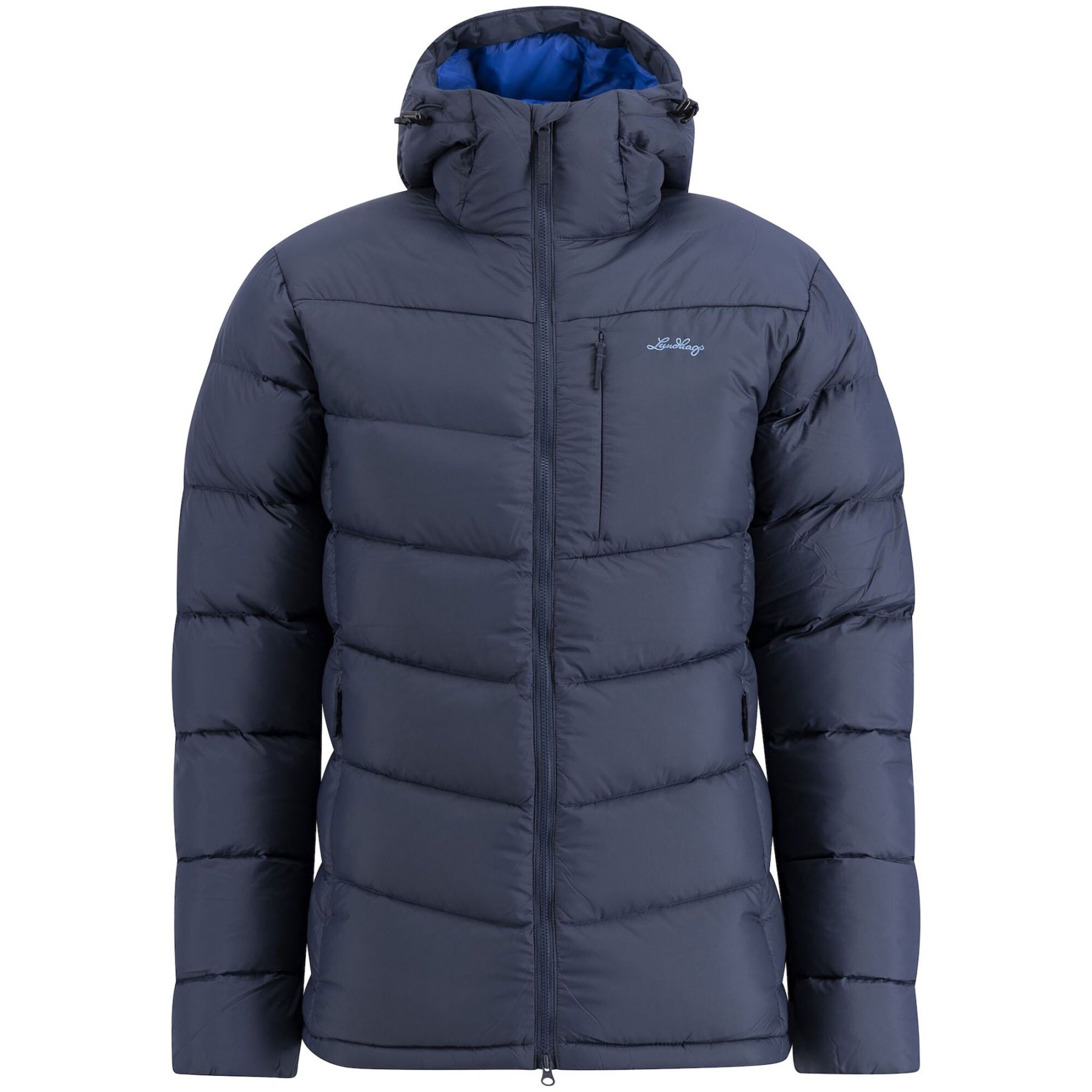 Lundhags Fulu Down Hooded Jacket, Daunenjacke, Herren, Blau