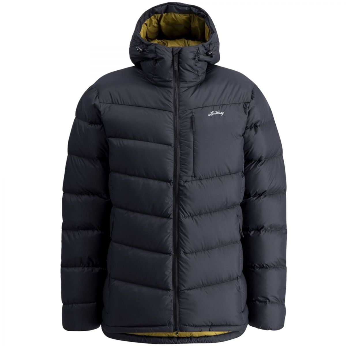Lundhags Fulu Down Hooded Jacket, Daunenjacke, Herren, Schwarz — 2
