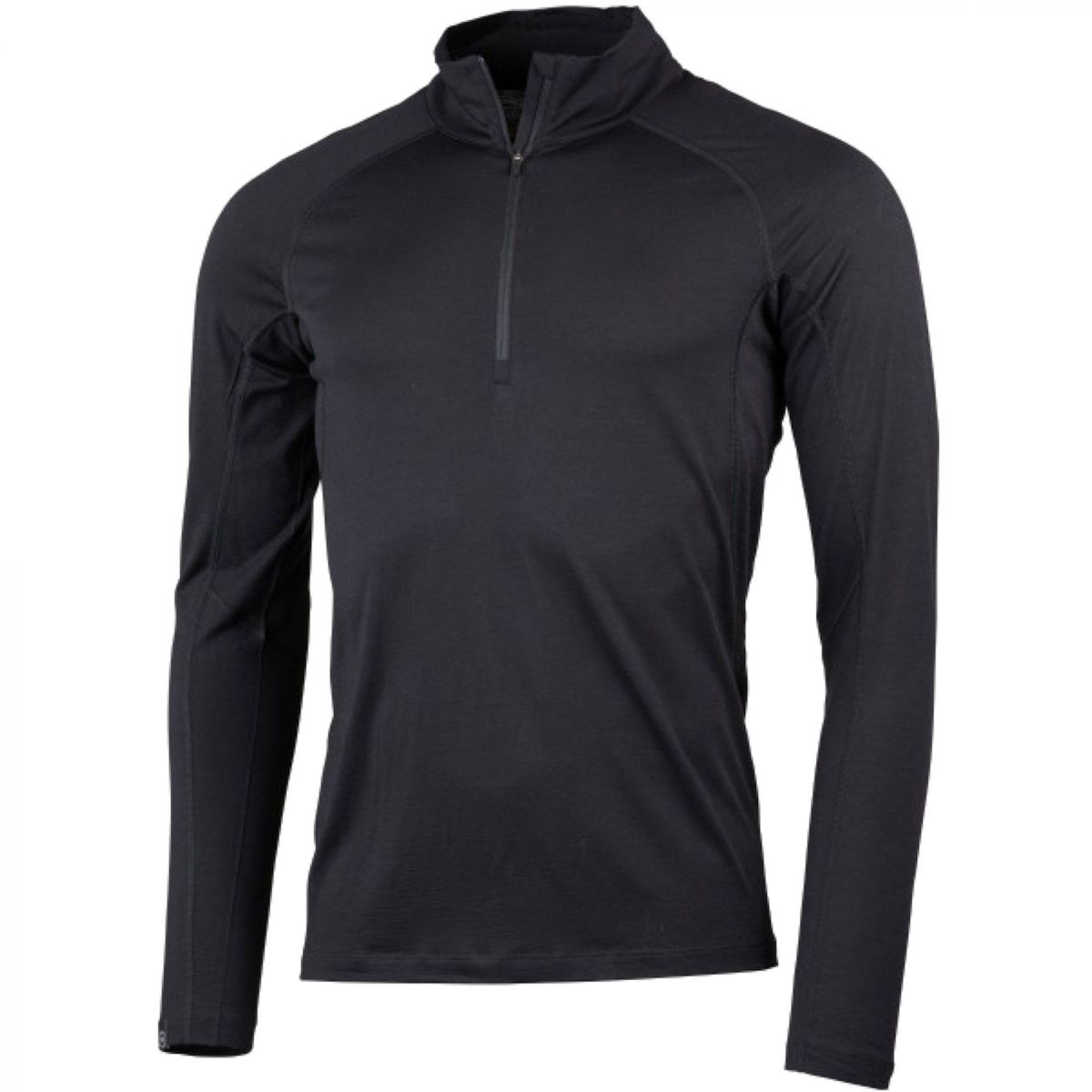 Lundhags Gimmer Merino Lt Ms 1/2 Zip, Zwischenschicht, Herren, Schwarz — 2