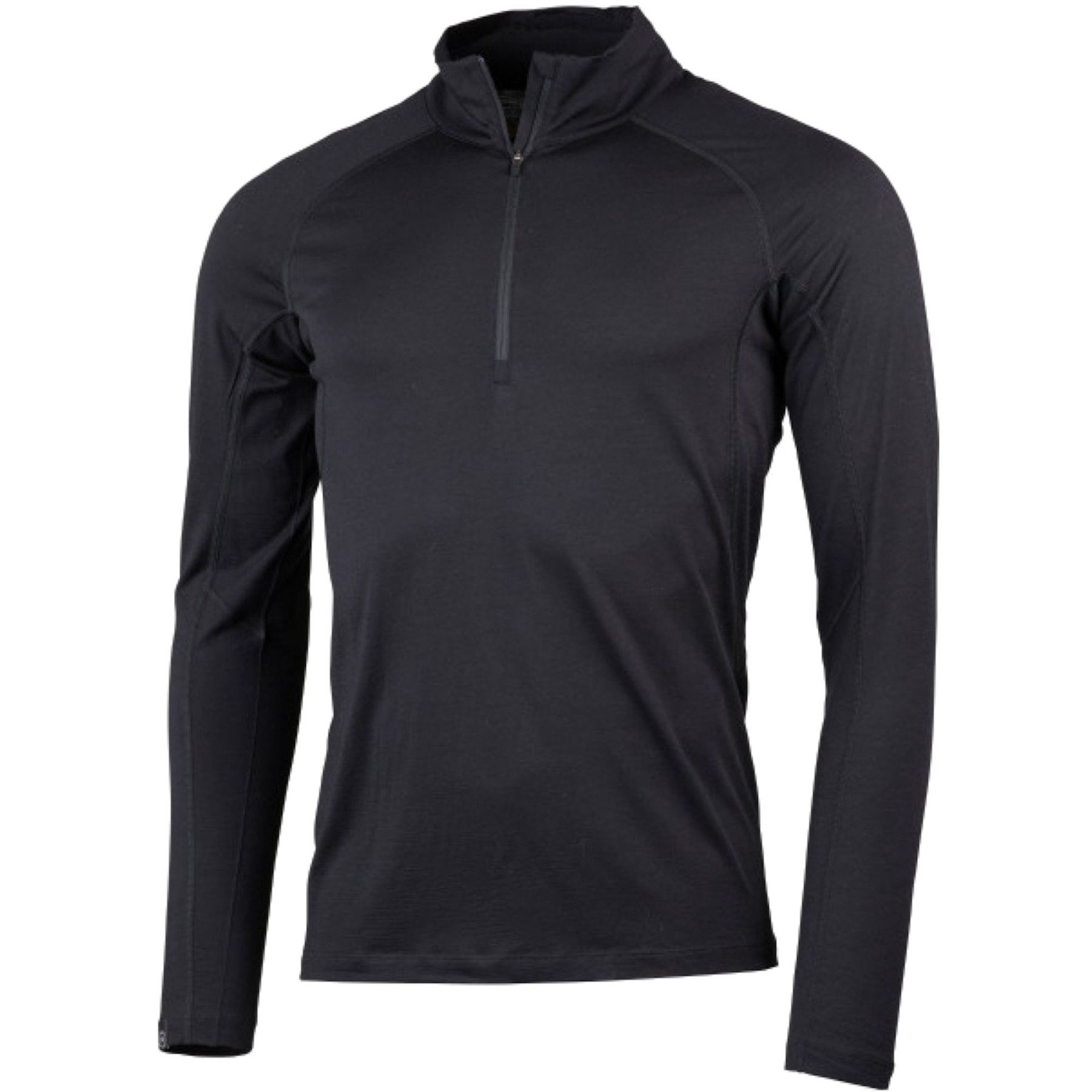 Lundhags Gimmer Merino Lt Ms 1/2 Zip, Zwischenschicht, Herren, Schwarz