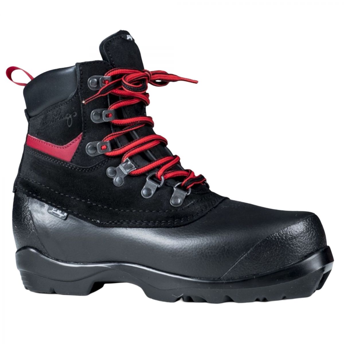 Lundhags Guide BC, Wanderstiefel, Unisex, Schwarz/Rot — 2