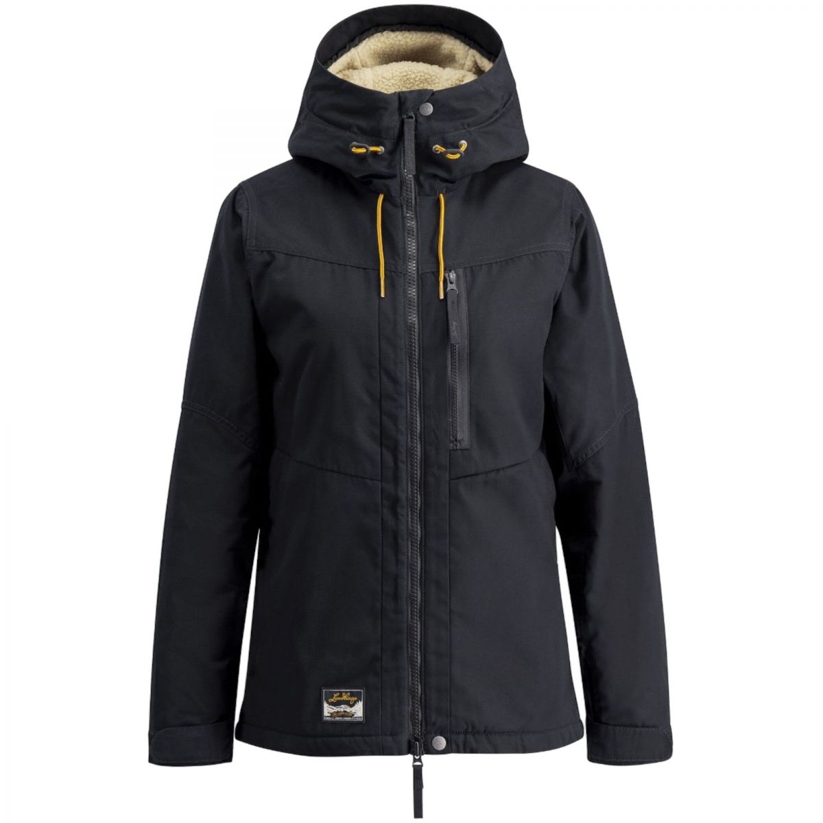 Lundhags Järpen Pile Jacket, Skijacke, Damen, Schwarz — 2