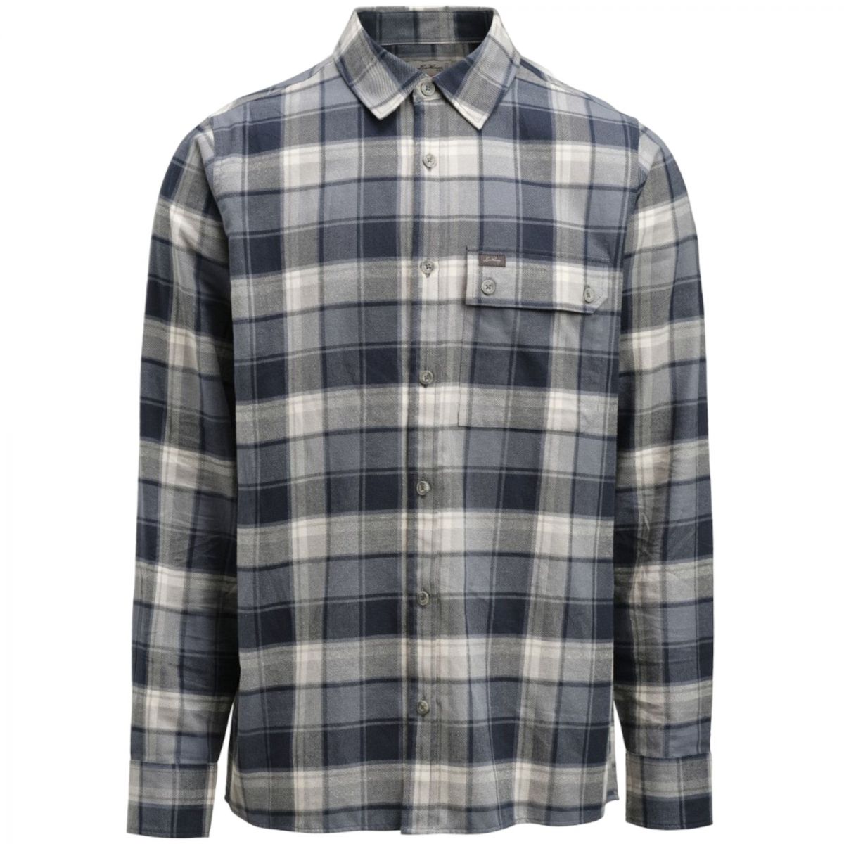 Lundhags Järpen Plaid Flanellhemd, Hemd, Herren, Blau — 2