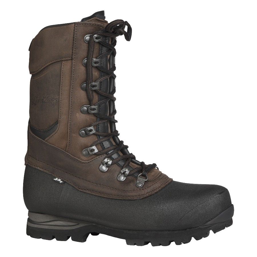 Lundhags Jaure II MS High Wide, Wanderstiefel, schwarz/dunkelgrün