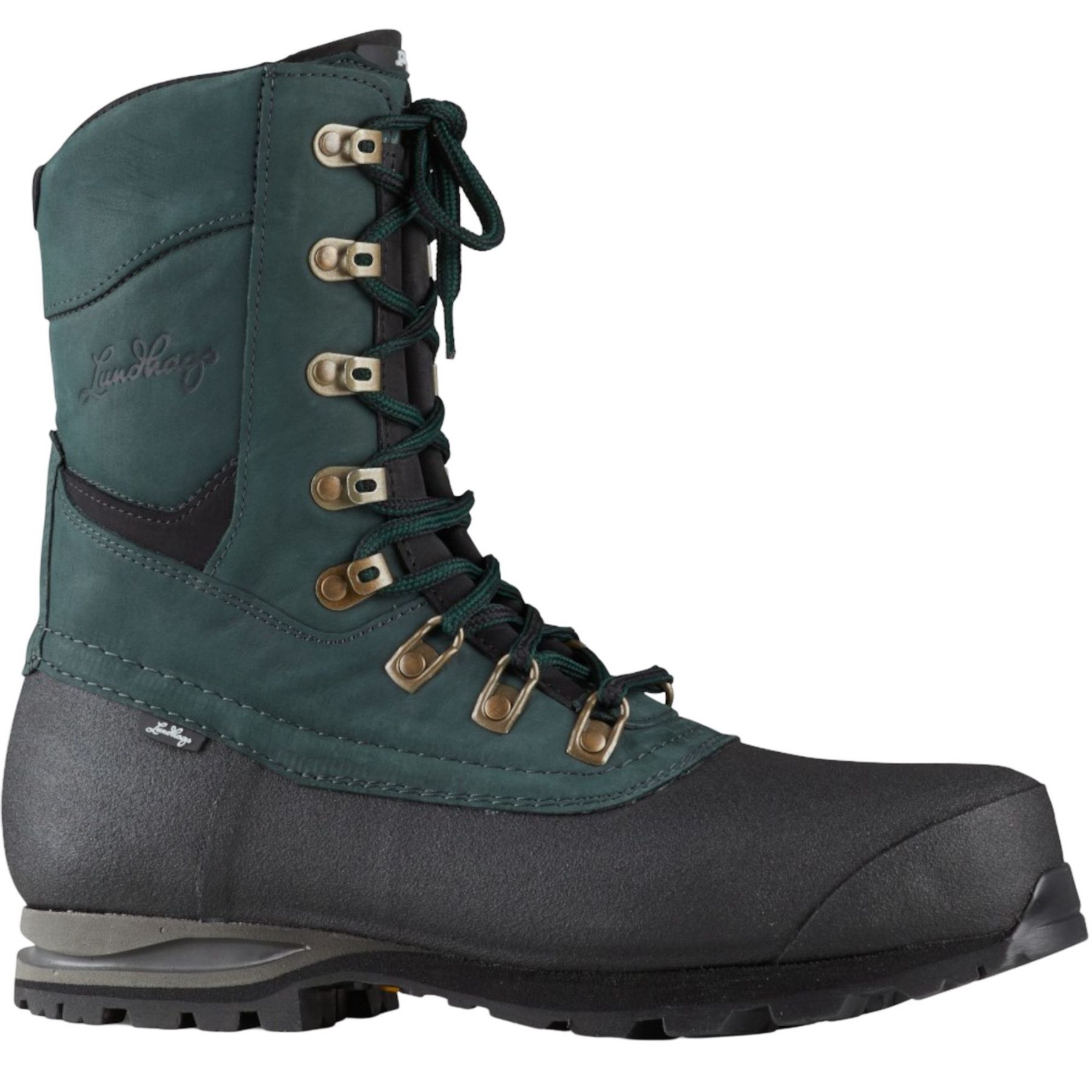 Lundhags Jaure II Ms Lt High, Wanderstiefel, Herren, grün/schwarz