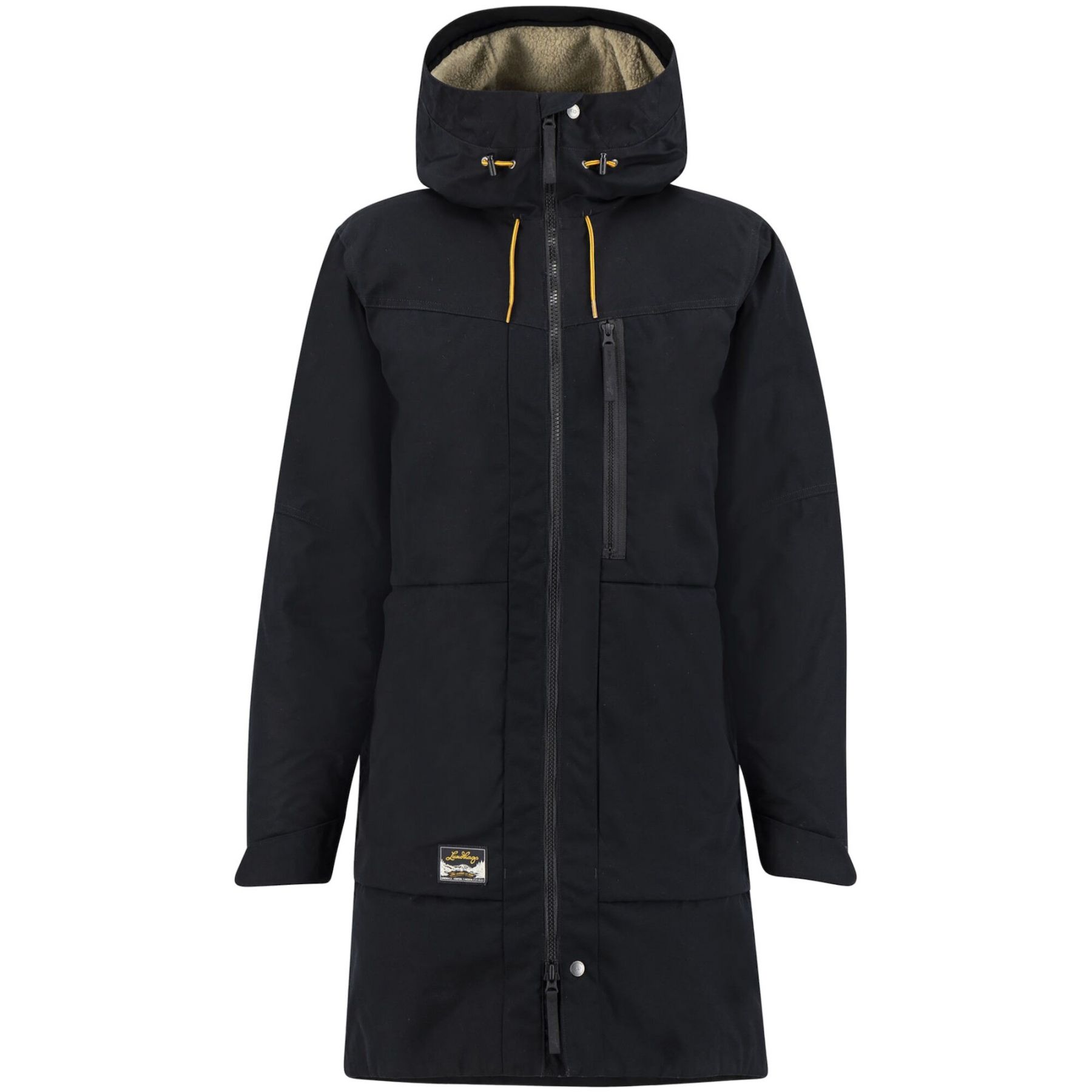 Lundhags Knak Pile Ms Parka, Parka, Herren, Schwarz