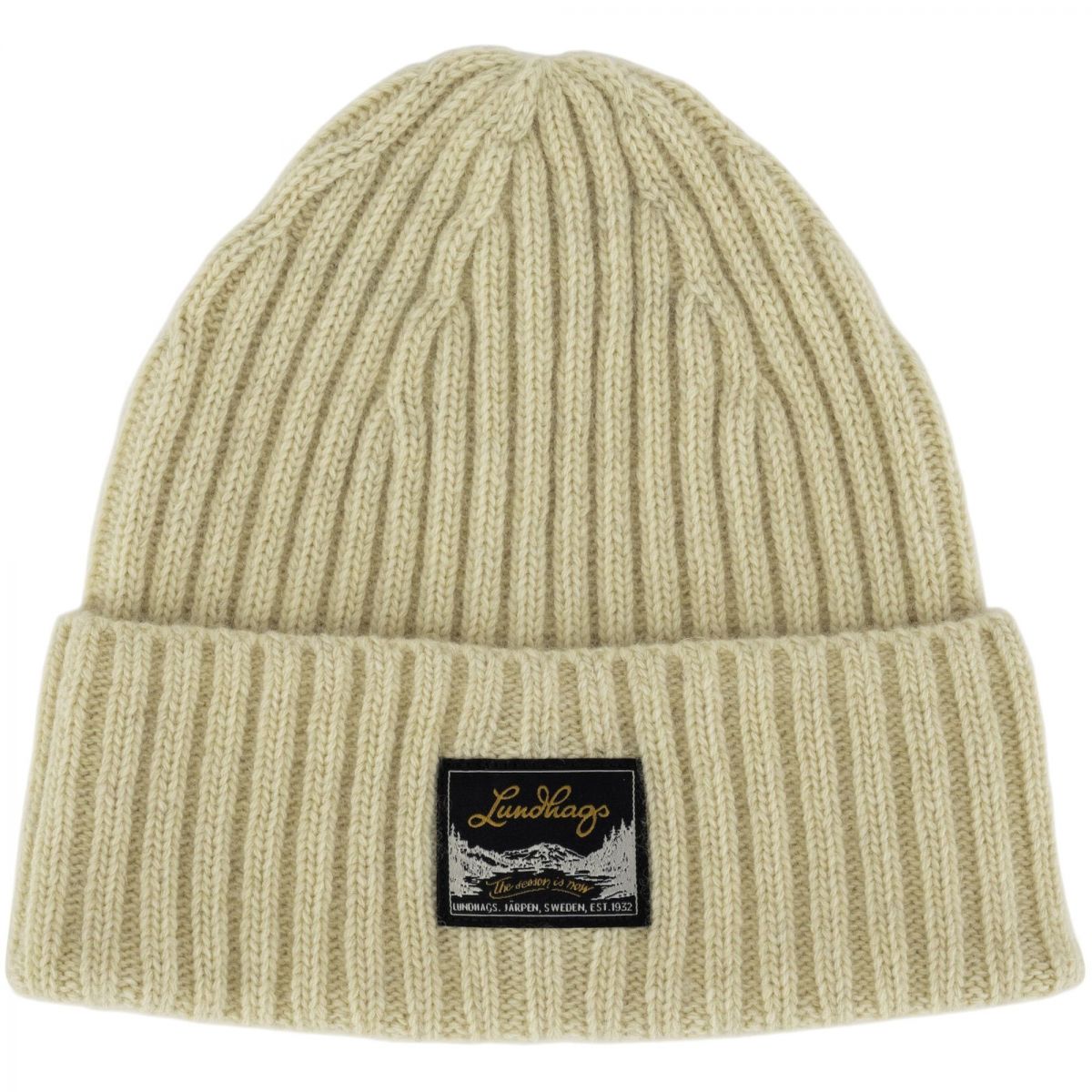Lundhags Knak Wool Beanie, Mütze, beige — 2