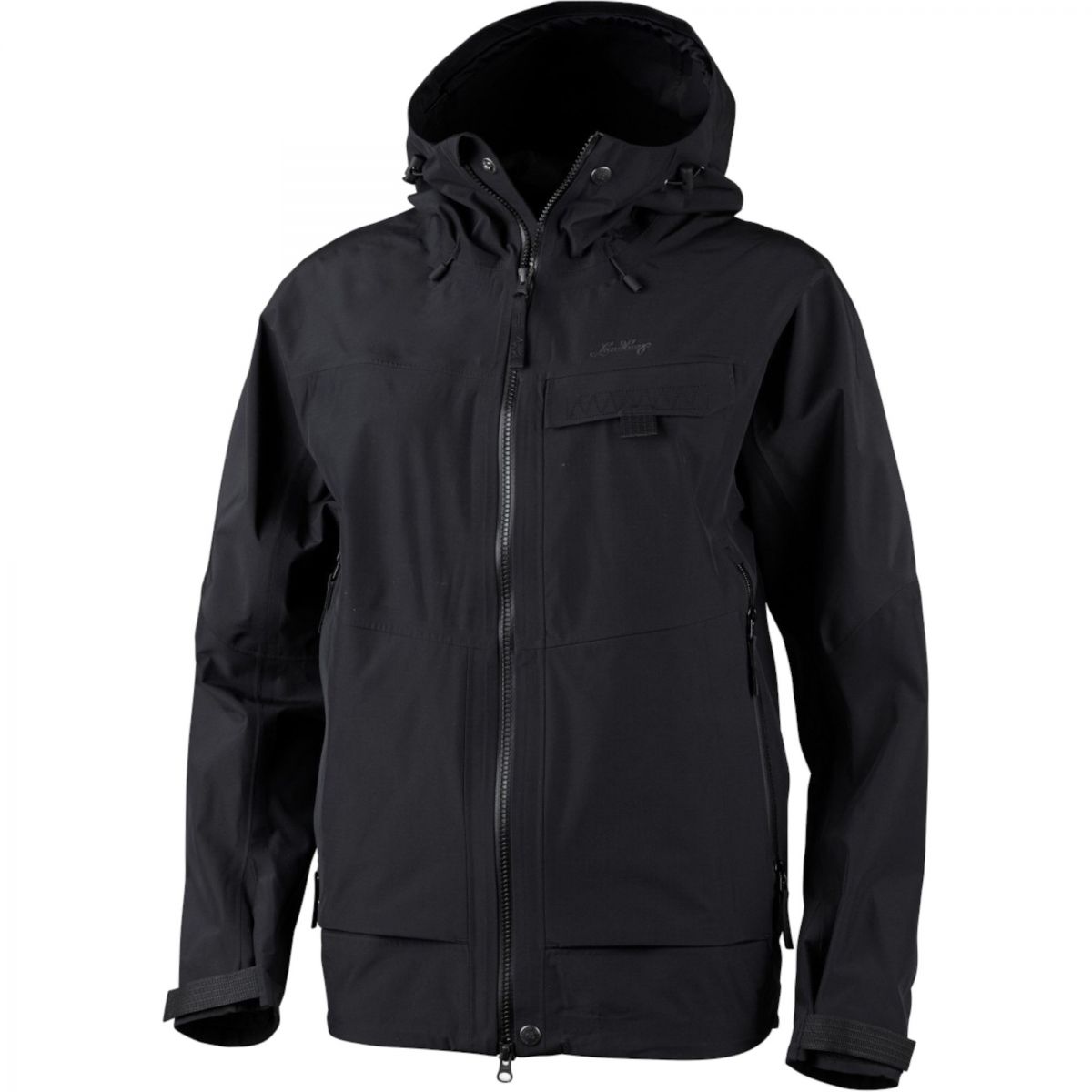 Lundhags Laka Jacke, Hardshelljacke, Damen, Schwarz — 2