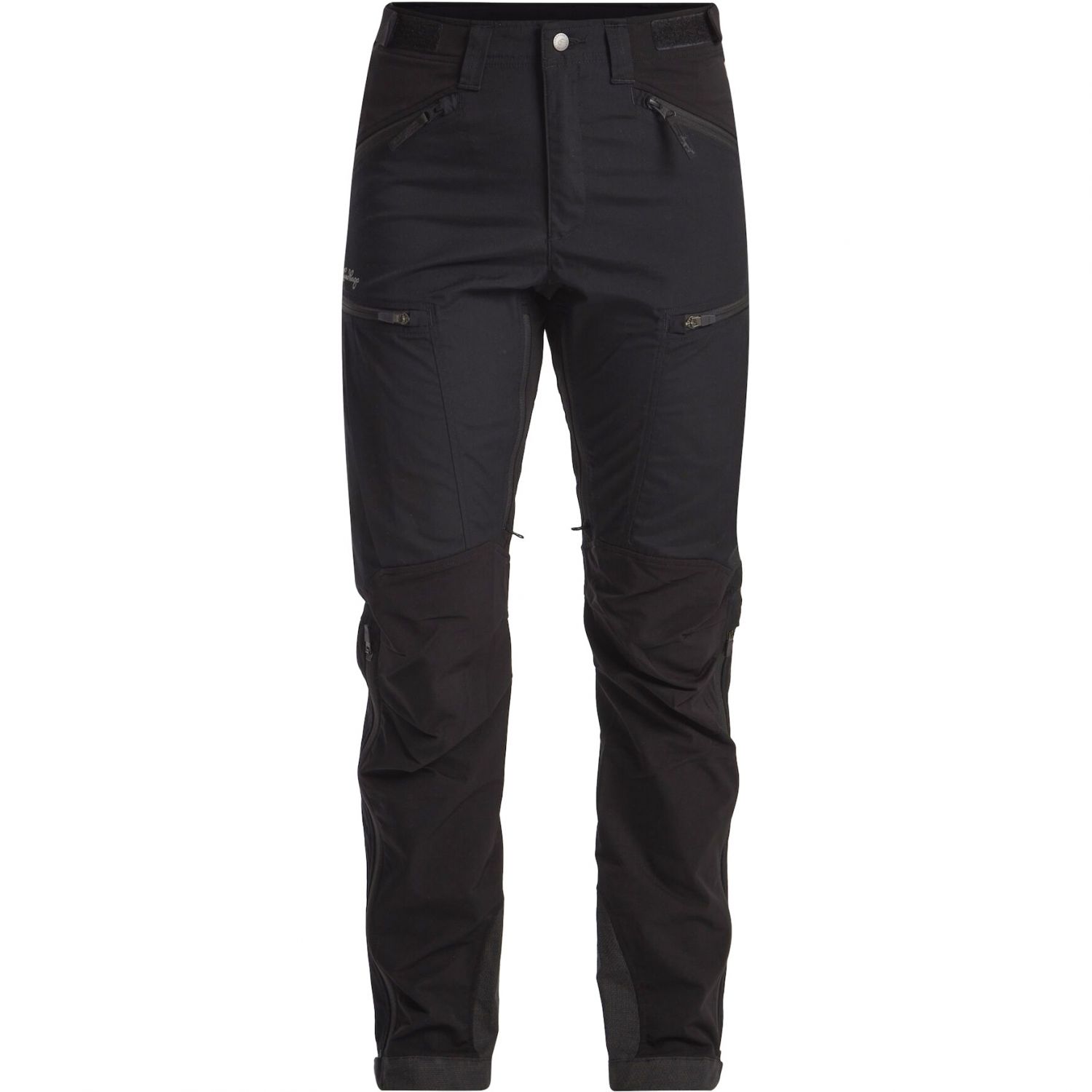 Lundhags Makke High Waist Curved Pants W Short, Wanderhose, Damen, Schwarz