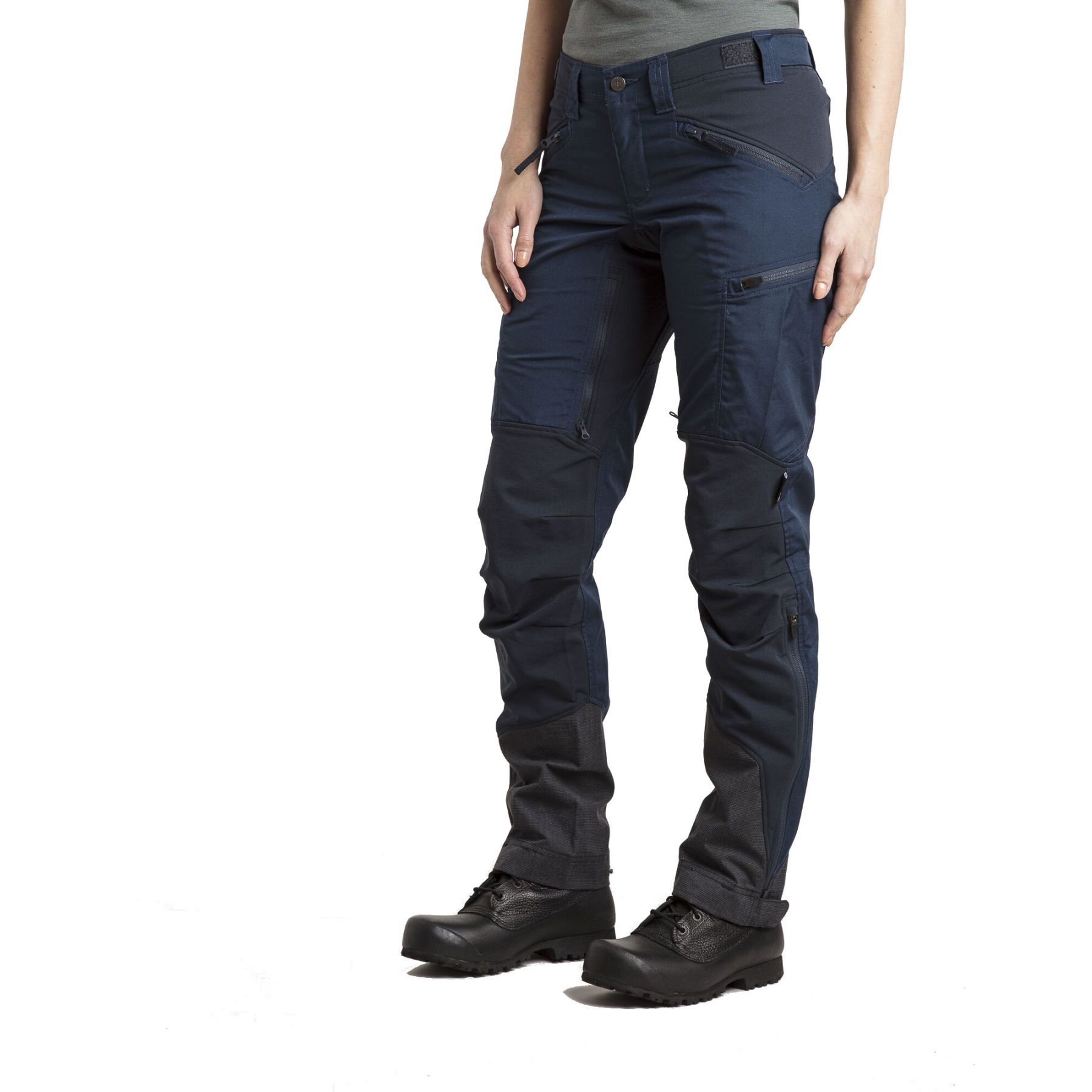 Lundhags Makke Hose Kurz, Wanderhose, Damen, Blau