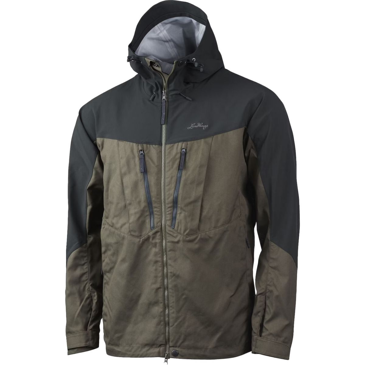 Lundhags Makke Pro Jacke, Shelljacke, Herren, Grün/Grau — 2