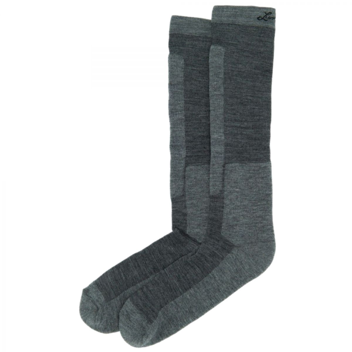 Lundhags Merino Trekking Sock High, Wandersocken, Unisex, Grau — 2