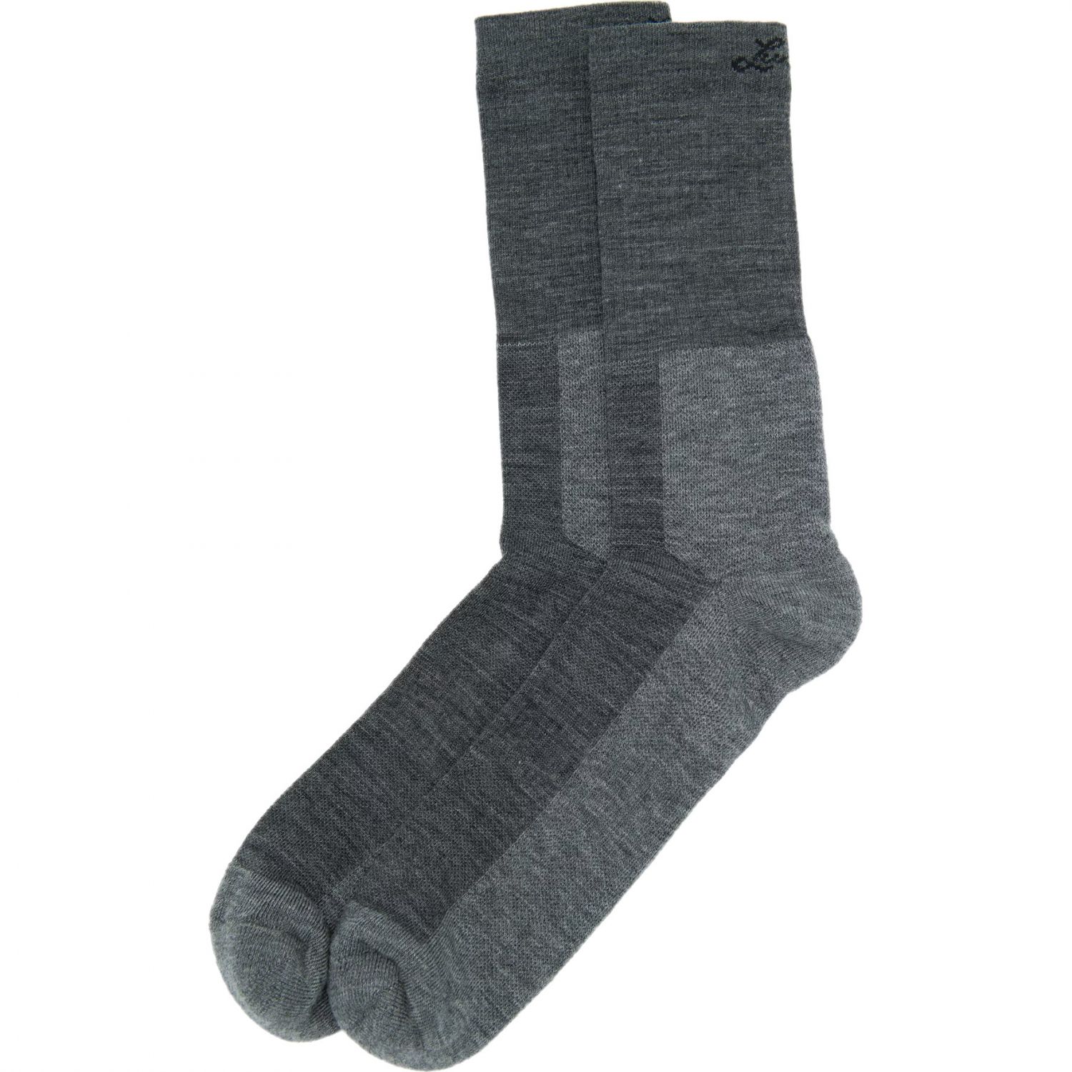 Lundhags Merino Trekking Sock Mid, Wandersocken, Unisex, Grau