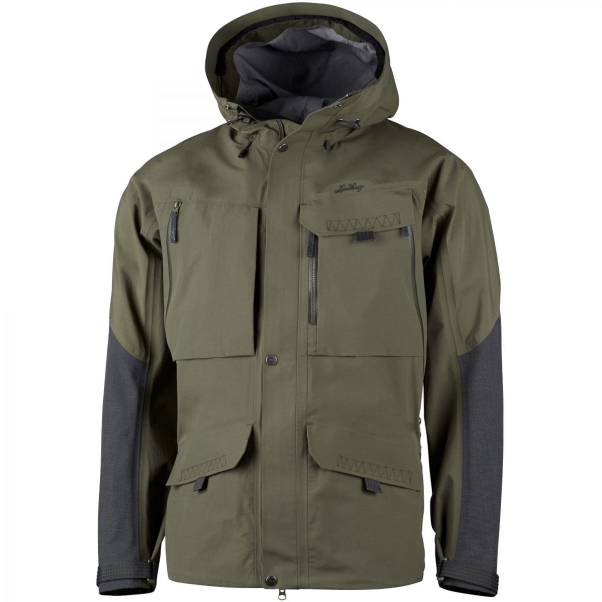 Lundhags Ocke Ms Jacke, Shelljacke, Herren, grün/grau — 2