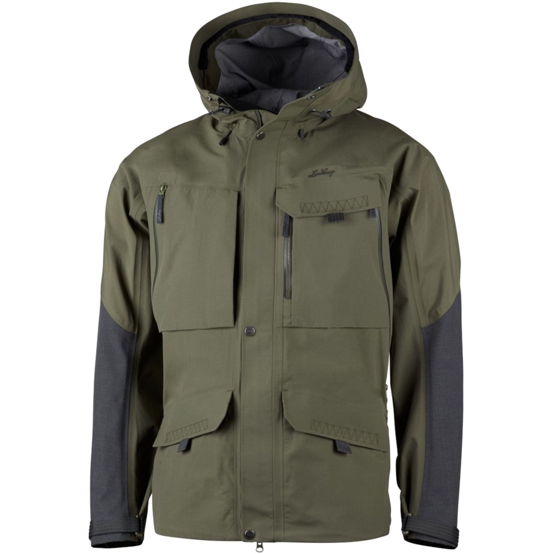Lundhags Ocke Ms Jacke, Shelljacke, Herren, grün/grau