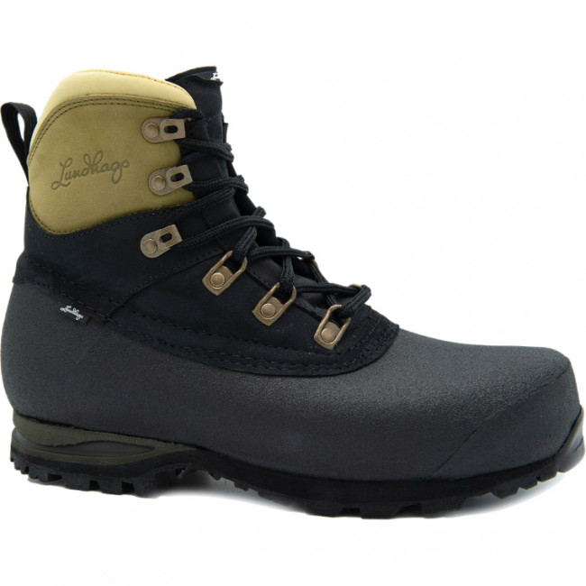 Lundhags Padje Light Trekking Boot Mid W, Wanderstiefel, Damen, schwarz/grün