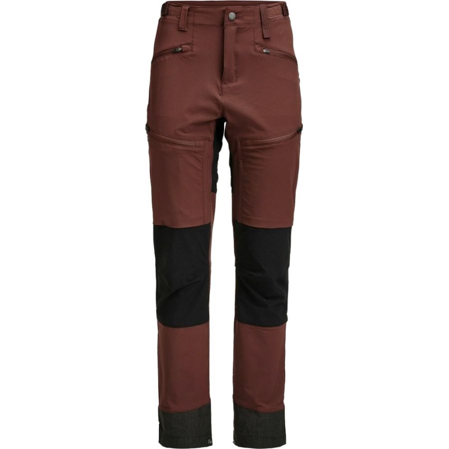 Lundhags Padje Stretch Pant, Wanderhose, Damen, Rot/Schwarz