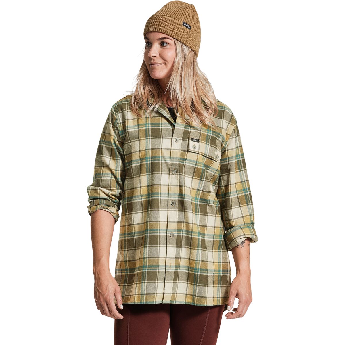 Lundhags Plaid Jarpen Flanellhemd, Hemd, Heu — 2
