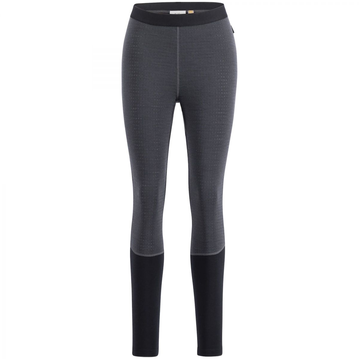 Lundhags Prime Merino Long John, Skiunterhose, Damen, Grau/Schwarz — 2