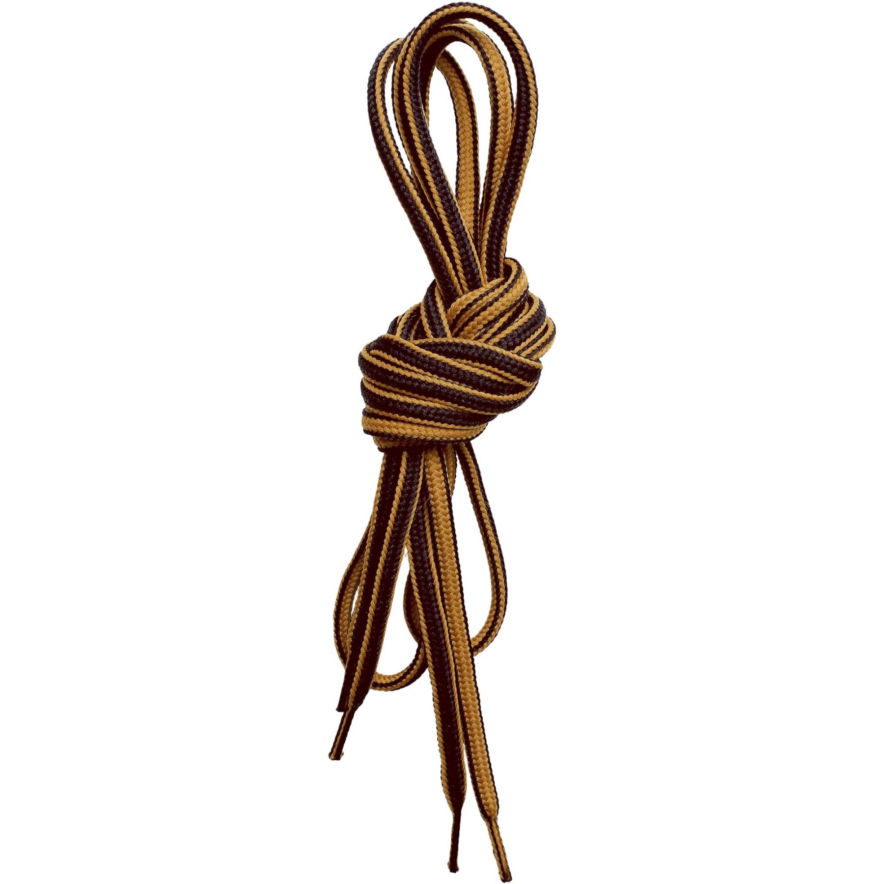 Lundhags Round Shoe Laces, Schnürsenkel, gelb/braun, 130cm