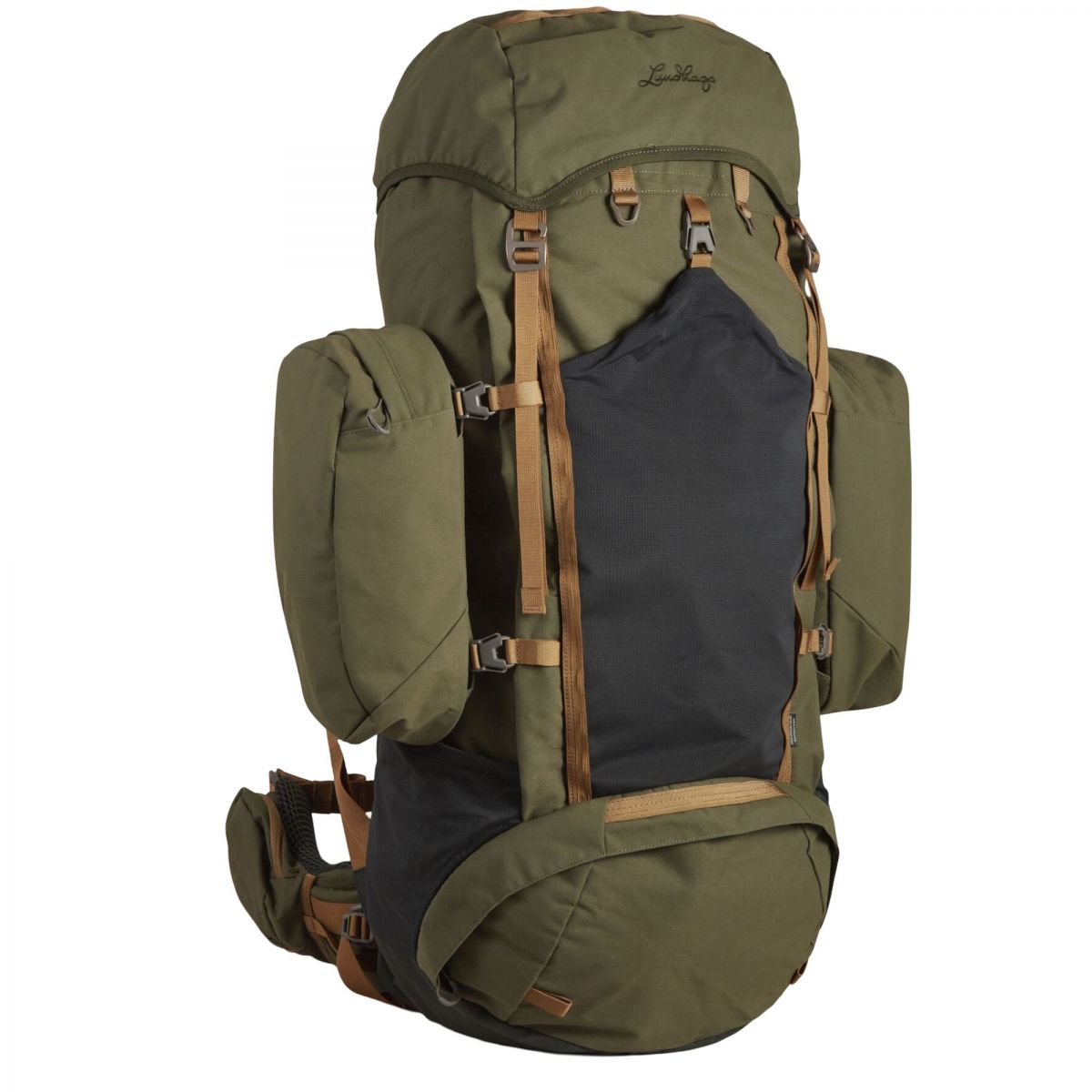 Lundhags Saruk Expedition 110+10 L Regular Long, Rucksack, grün — 2